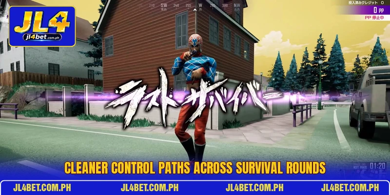 Cleaner control paths across survival rounds