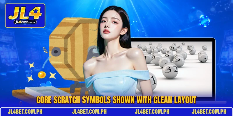 Core scratch symbols shown with clean layout Core scratch symbols shown with clean layout