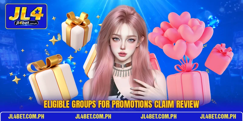 Eligible groups for promotions claim review