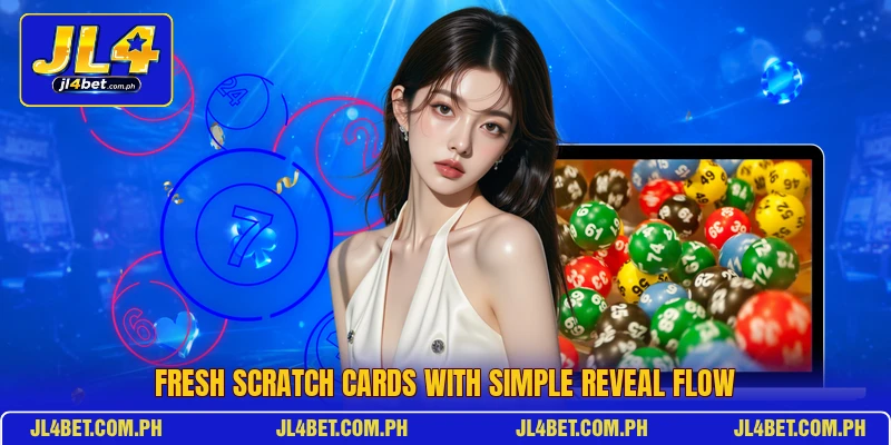 Fresh scratch cards with simple reveal flow Fresh scratch cards with simple reveal flow