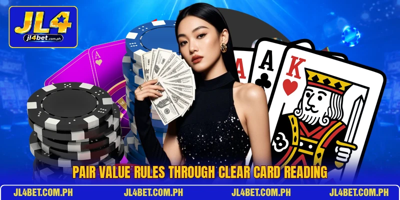 Pair value rules through clear card reading