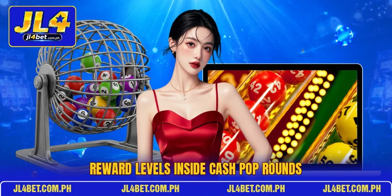 Reward levels inside Cash Pop rounds