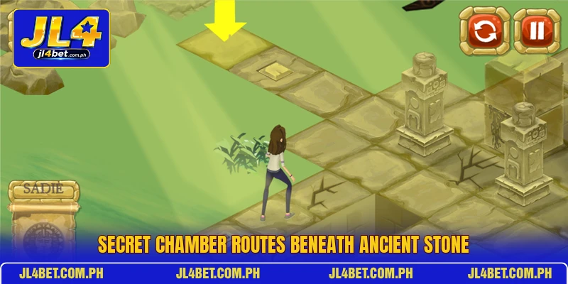 Secret chamber routes beneath ancient stone Secret chamber routes beneath ancient stone