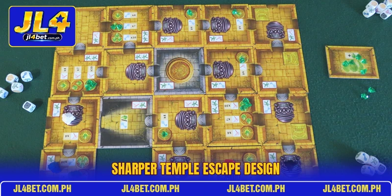 Sharper temple escape design