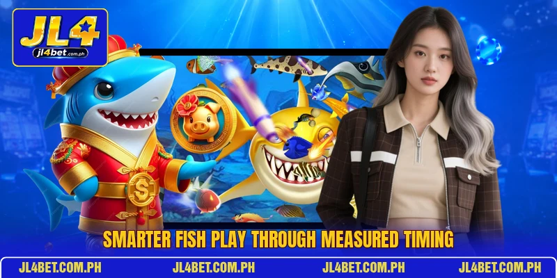 Smarter fish play through measured timing Smarter fish play through measured timing