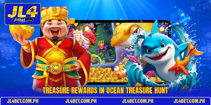 Treasure rewards in Ocean Treasure Hunt Treasure rewards in Ocean Treasure Hunt